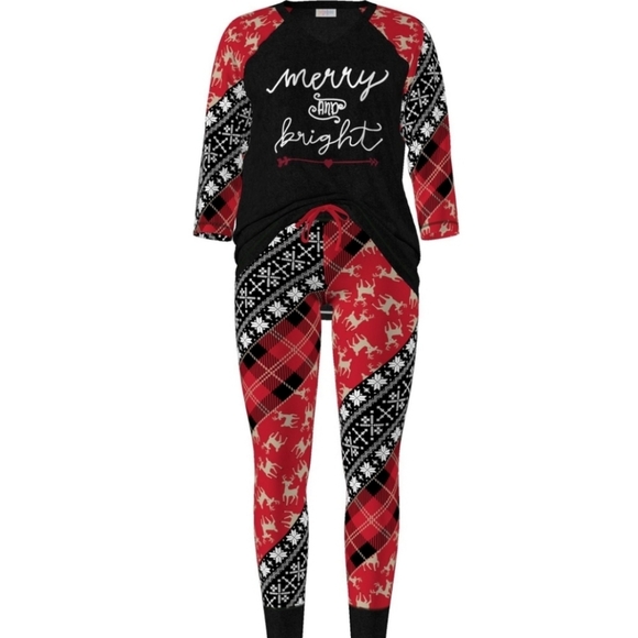 LuLaRoe Other - Holiday PJ Set - LuLaRoe Holly
